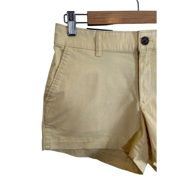 GAP Yellow Mid Rise NWT Shorts Size 2 - Picture 2 of 11